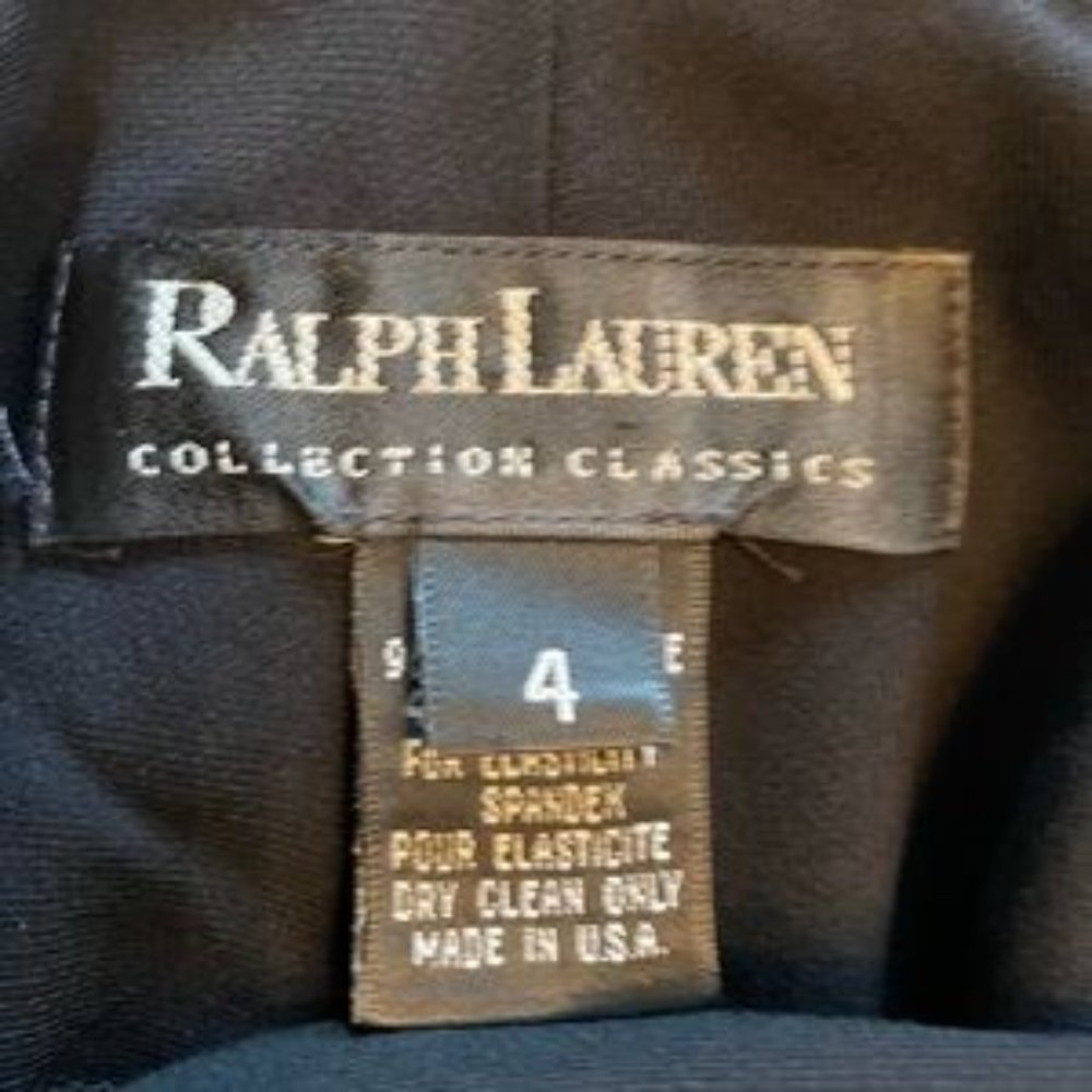Vintage Ralph Lauren Black Label High Neck Backless Halter Dress - Picture 5 of 6